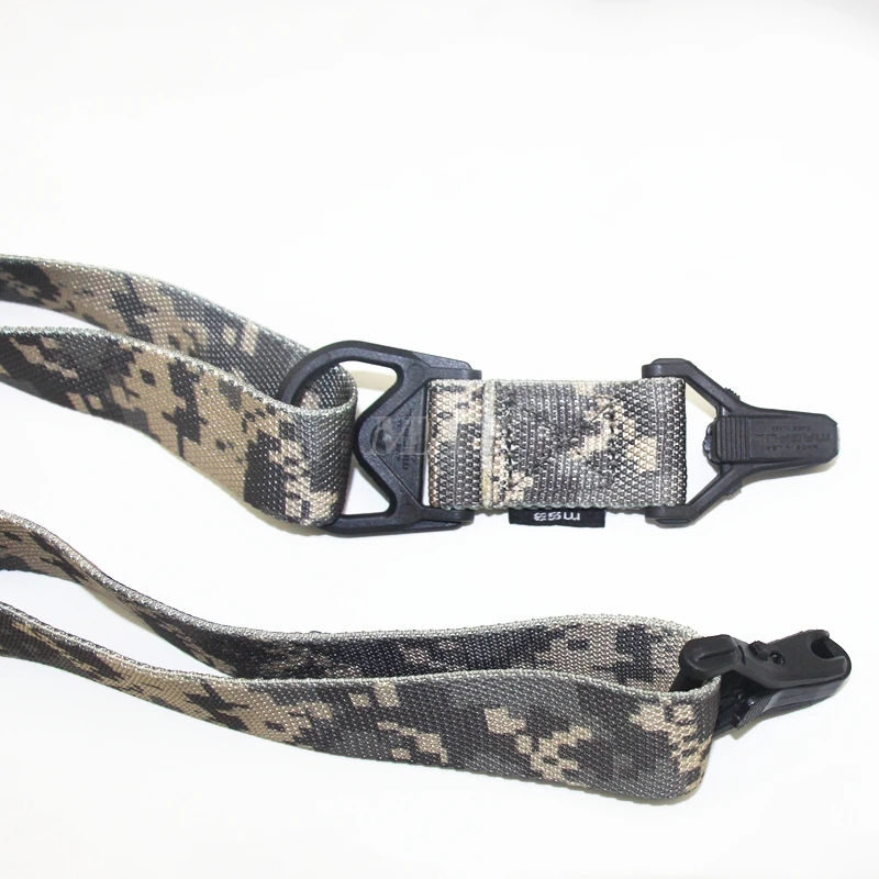 Прочный Gun Sling Две точки Регулировка Петли многофункциональный Нескольких миссия