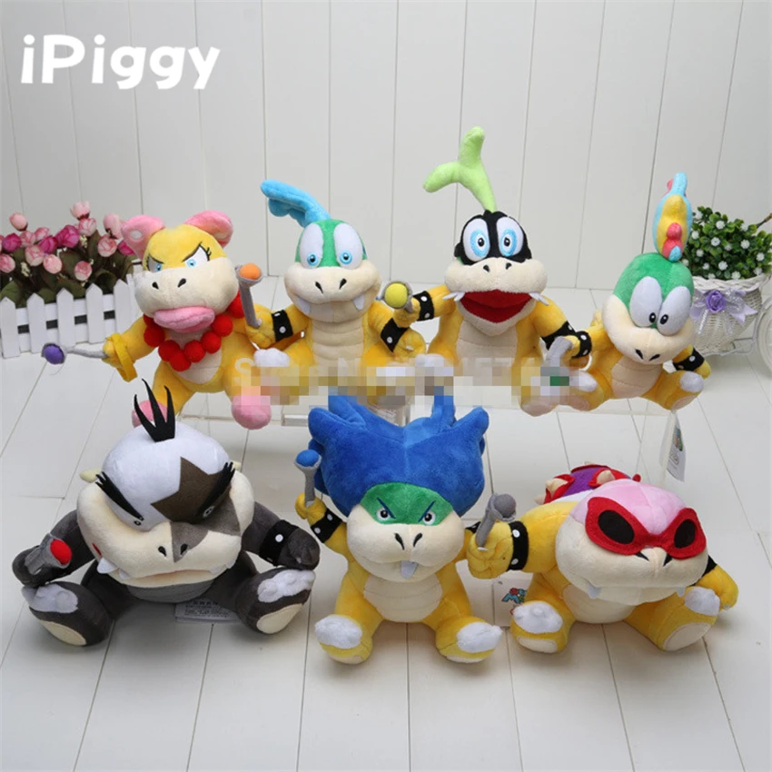 Super Mario Bros. Plush Doll Stuffed Toy Wendy / LARRY /Ludwig /Roy Morton /Lemmy 6&quot-8'ɷpcs/set | Игрушки и хобби