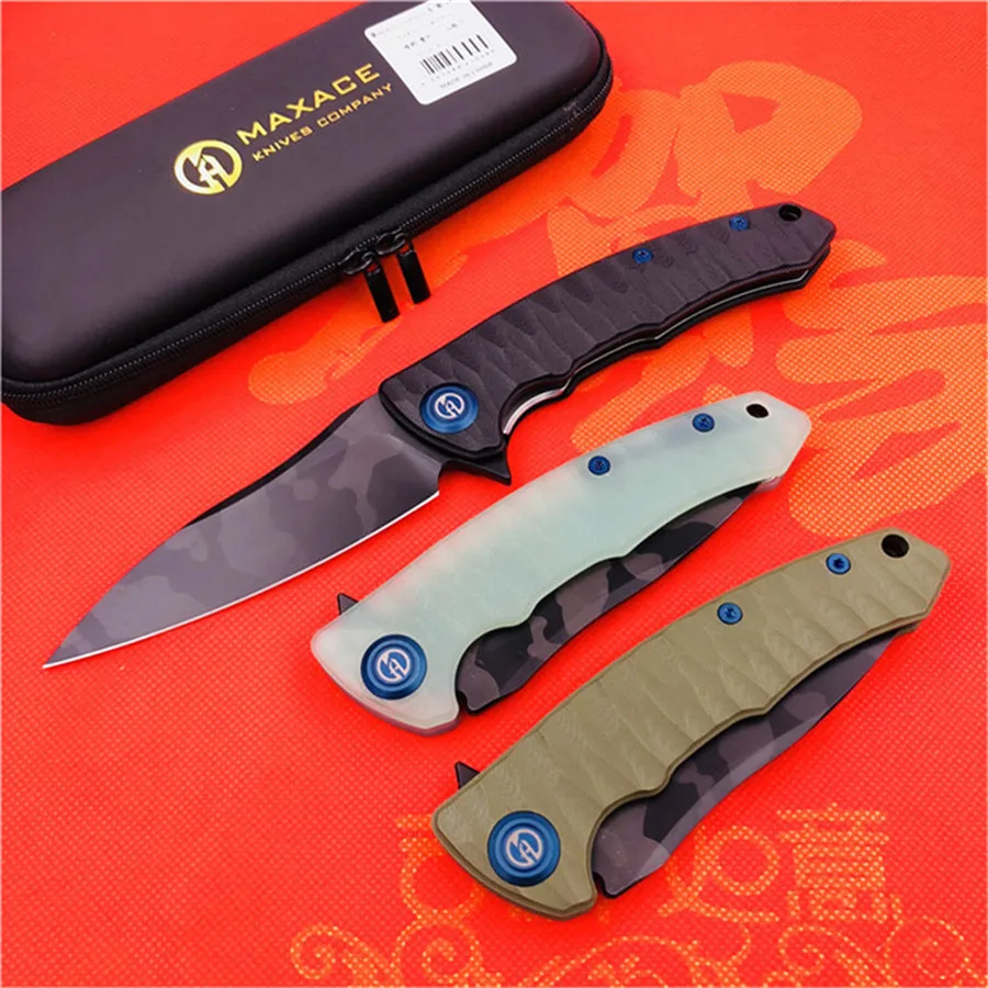 MAXACE Raven K складной нож G10 Ручка Bailu K110 стальной s Открытый Кемпинг рыболовные