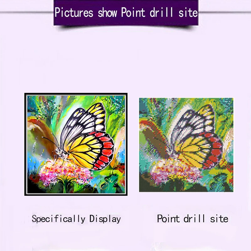 Алмазная Картина Бабочка Diy вышивка мозаика картина горный хрусталь ручной