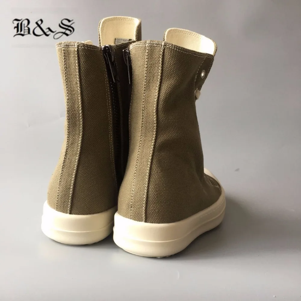 Черные и уличные новинка 2018 темно-зеленые парусиновые повседневные ботинки на