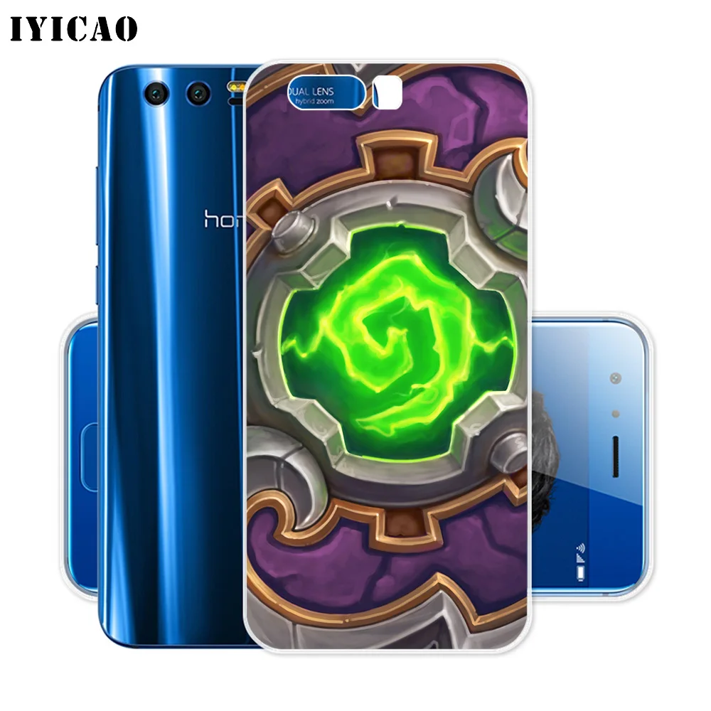 Мягкий силиконовый чехол IYICAO для Huawei Y9 Y7 Y6 Prime 2018 Honor 8C 8X 8 9 10 Lite 7X 7C 6A 7A