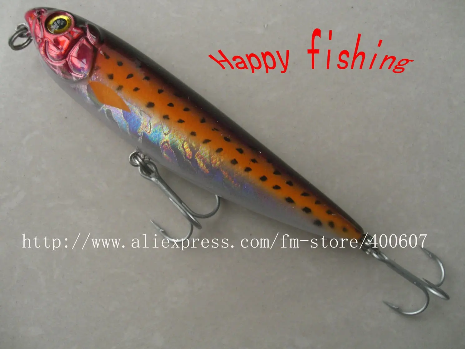 Жесткая приманка рыболовная пластиковая для рыбалки карандаш (Pe105F)