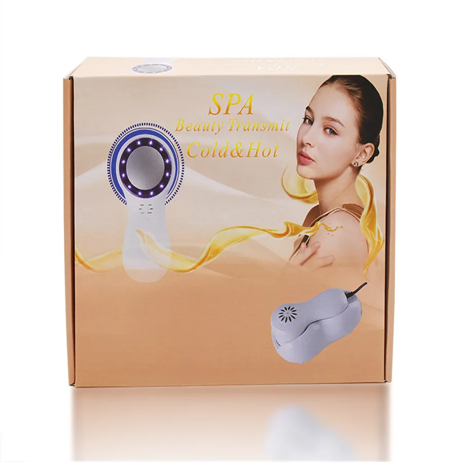 Синий светодиодный холодный молот Криотерапия ледяной подтяжка кожи сужение пор