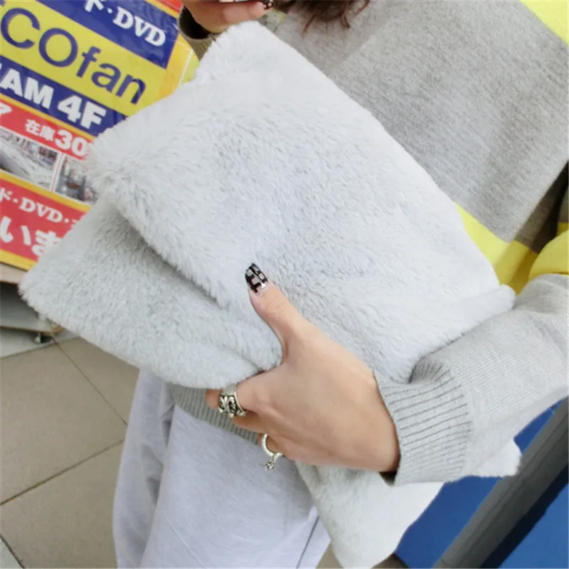 Новое поступление модный клатч из искусственного меха Повседневная сумка