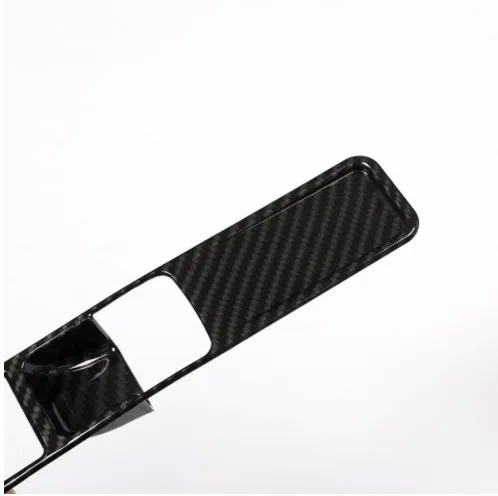 Carbon Fiber Style Interior Electronic Handbrake Switch Button Decoration Frame For Jaguar XFL XE F-Pace 2016-2018 Car Accessory |