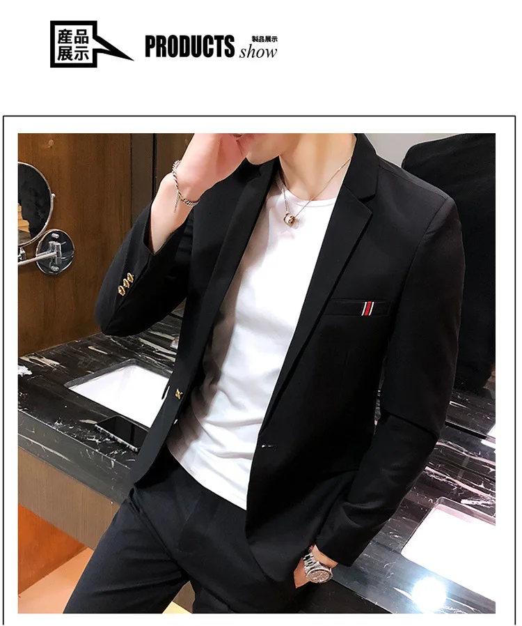 Прямые продажи Blaser Masculino Сценические костюмы для певцов костюм куртка мужская новая Self-fitting в осень мужчины s Blezer мужчины