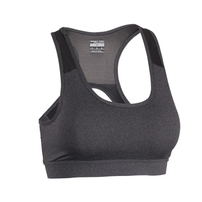 

High Quality yoga vest Women Summer Elastic Shockproof Decompression Running T-shirt Breathable Quick-drying Fitness Bra