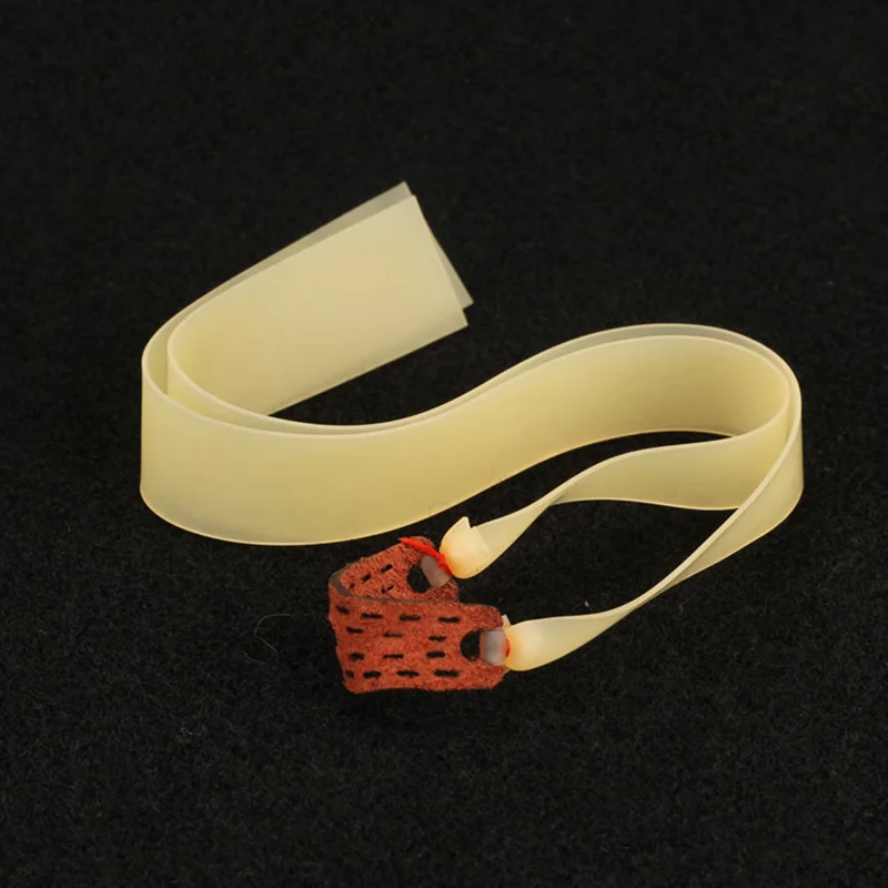 10 шт./лот 0 65 мм толщина плоские резиновые рогатки полоса натуральный латекс