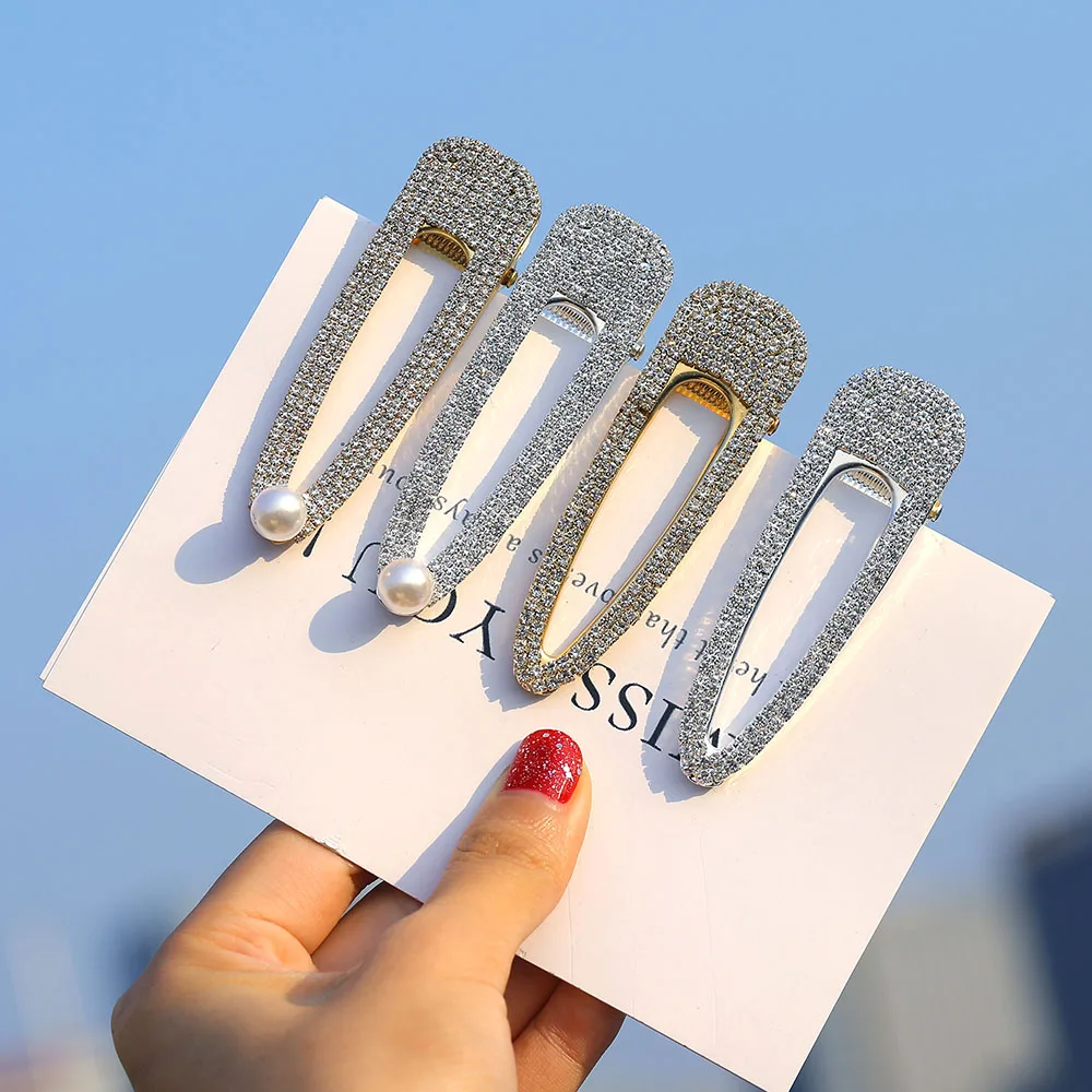 18 видов стилей женские золотистые металлические заколки для волос с бантиком