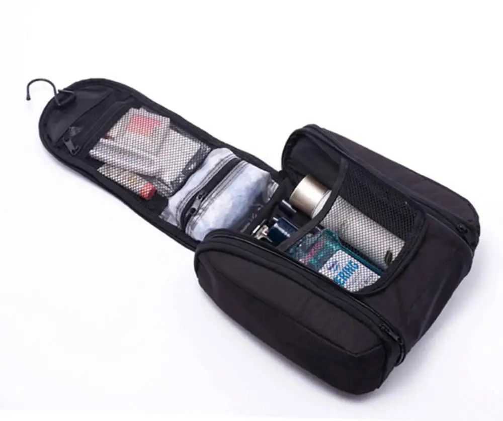 travel organizer men Shaving Makeup Bag Deluxe Cosmetic Bag women neceser beauty Toiletry bath case hanging make up Pouch Holder