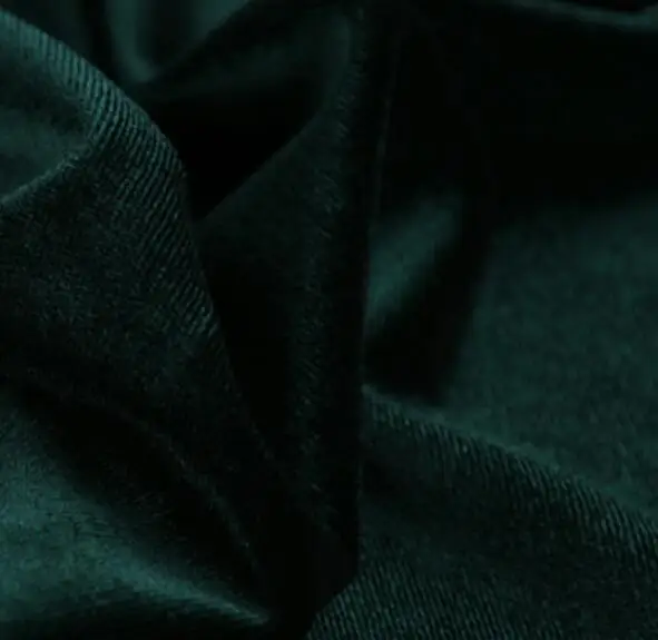 6 dark green Бархатная ткань Великолепная шелковистая ткань для бархатного платья одежда роскошный мягкий бархат 50 см* 150 см домашний текстильный занавес - Цвет: 6 dark green