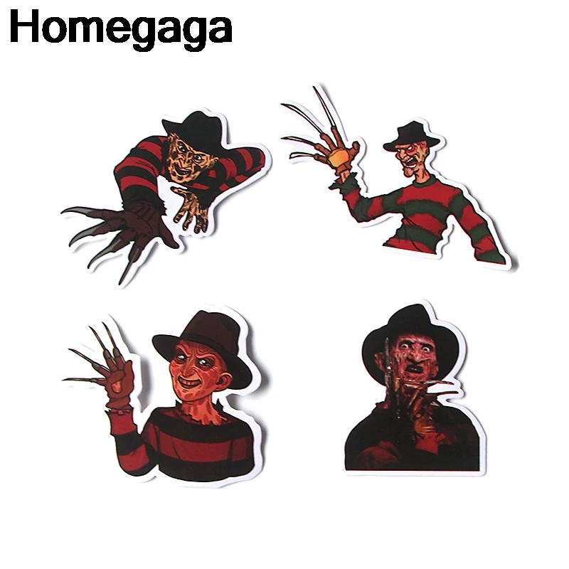 Homegaga, 37 шт., Майкл Майерс, Пятница, 13-й значок Фредди Крюгера, сделай сам, наклейки, ноутбук, телефон, двигатель, скрапбукинг, альбом D2134