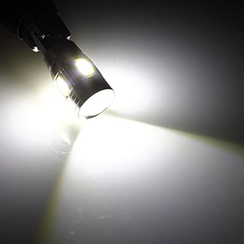 Simeway В 2 шт. 12 Canbus светодио дный 10 LED W5W 5630 6smd лампы без ошибок зазор свет белый синий