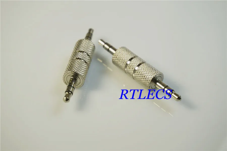 

50 pcs 3 Poles TRS 3.5 mm Plug Male to 3.5 mm Plug Male Stereo Audio Adapter Jack Converter earphone
