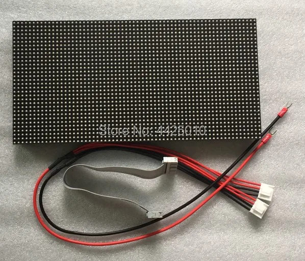 P4 наружный светодиодный дисплей HUB75 интерфейс ASL LED SMD 256*128 мм IP65 с проводом|Монитор