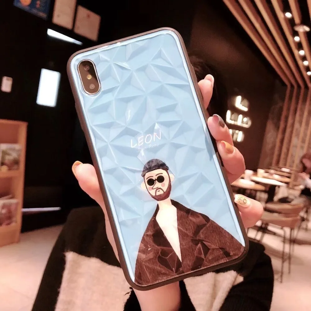 Чехол Ourpho с алмазным узором для IPhone X XR XS MAX Couple Phone iPhone 6 6s 7 8 plus|Чехлы-накладки| |