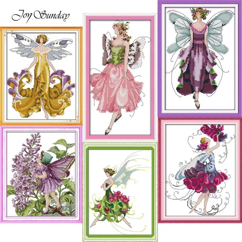 Joy Sunday Вышивка крестиком наборы для вышивки Китайская вышивка сделай сам DMC 11CT 14CT