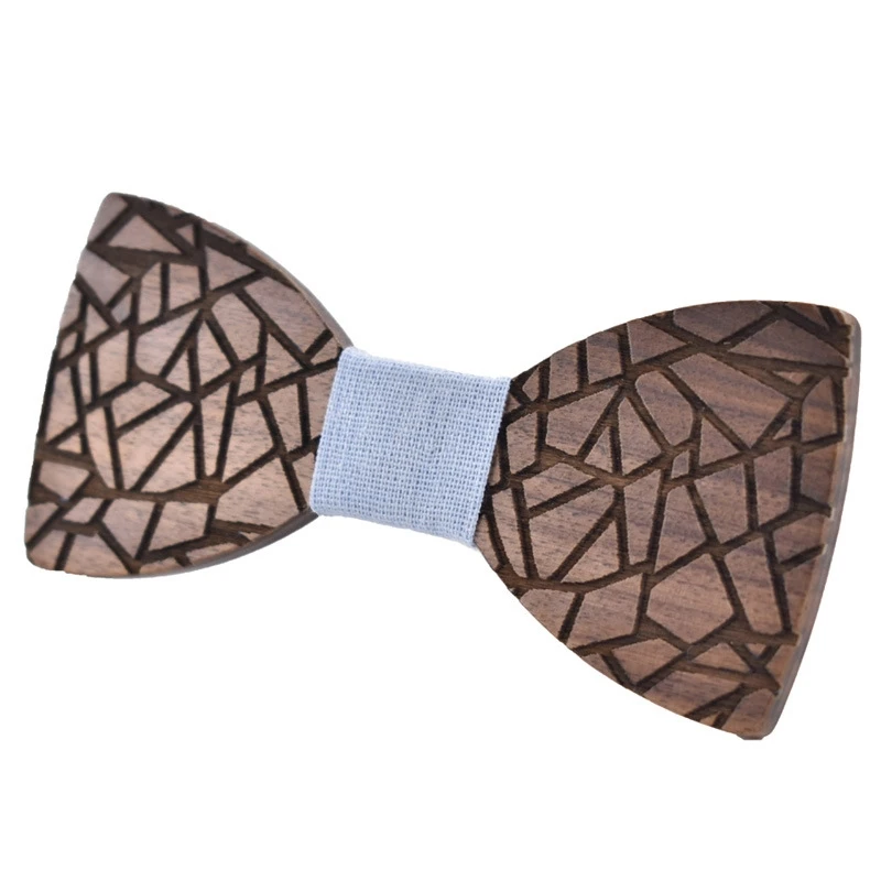 

Fashion Handmade Wooden Bow Tie Men's Gift Wedding Wood Bowtie Christmas Gift