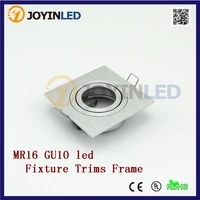 10pcs high quality top selling mr16gu10 led lights fixtures recessed spotlights fitting