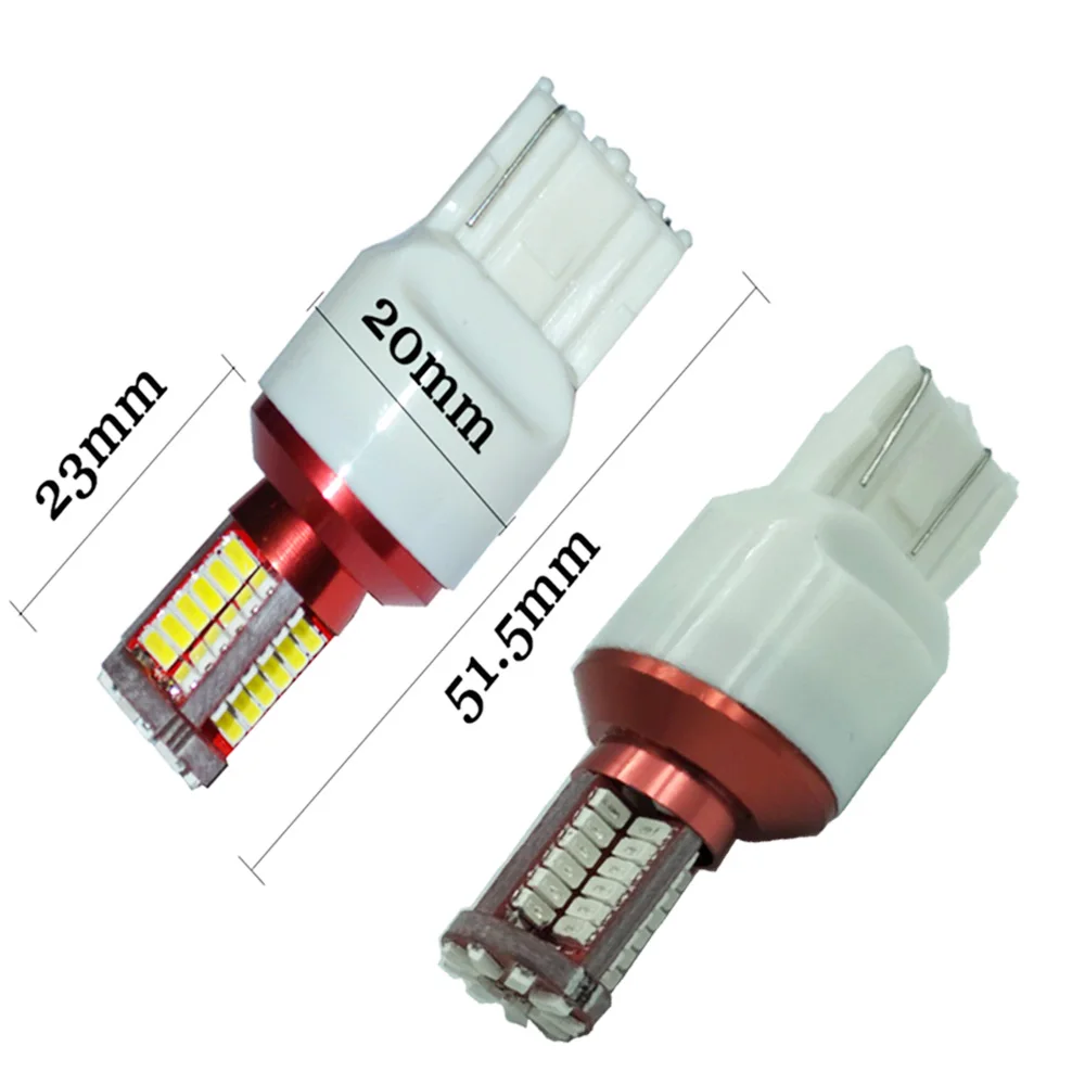 Светодиодный фонарь Y 1156 BA15S 1157 BAY15D T20 W21W светодиодный светильник W21/5 Вт 7440 7443 4014 57SMD