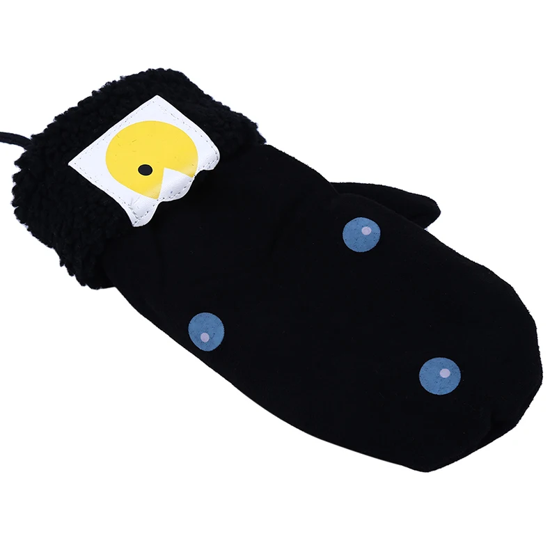 Autumn Winter Fashion Female Gloves Cute Cartoon Warm Thicken Mittens Outdoor Antifreeze Hanging Neck | Аксессуары для одежды