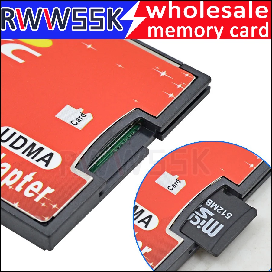 Картридер 2 микро-sd SDXC TF карта для CF адаптер MicroSD для экстремальной компактной флэш-карты типа I до 256 ГБ