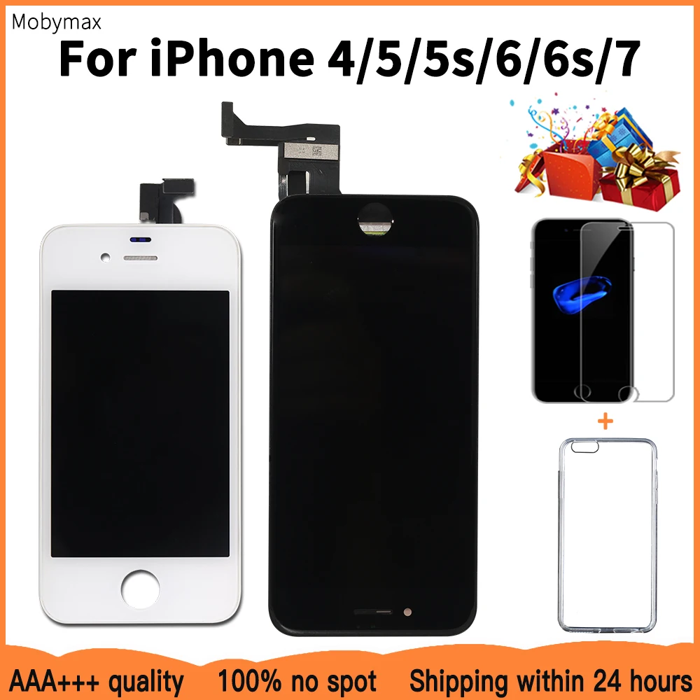 ЖК дисплей AAA +++ для iPhone 5s 5 6 6s 7 сенсорный экран с дигитайзером в сборе замена