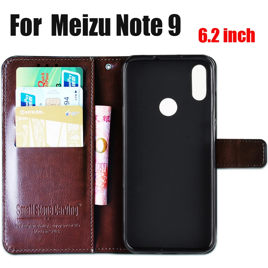 Чехол-книжка для Meizu Note 9 кожаный чехол-бумажник телефона в деловом стиле чехол