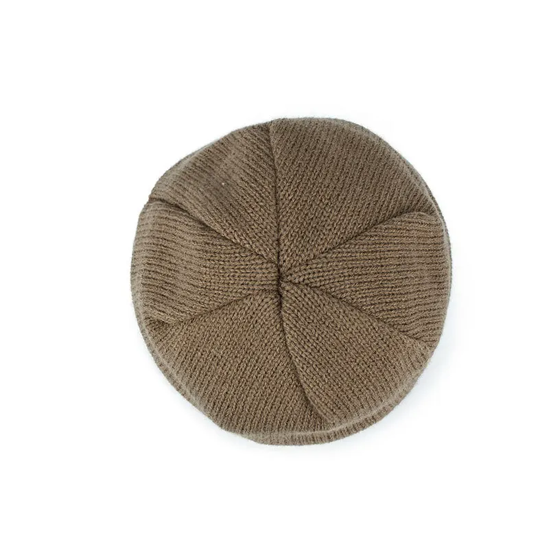 Зимние шапки JAMONT 2017 однотонная шапка унисекс теплая мягкая вязаная с черепом для