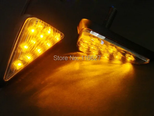 10 мм прозрачный евро светодиодный утапливаемый поворотный сигнал для 2001-2006 Honda CBR