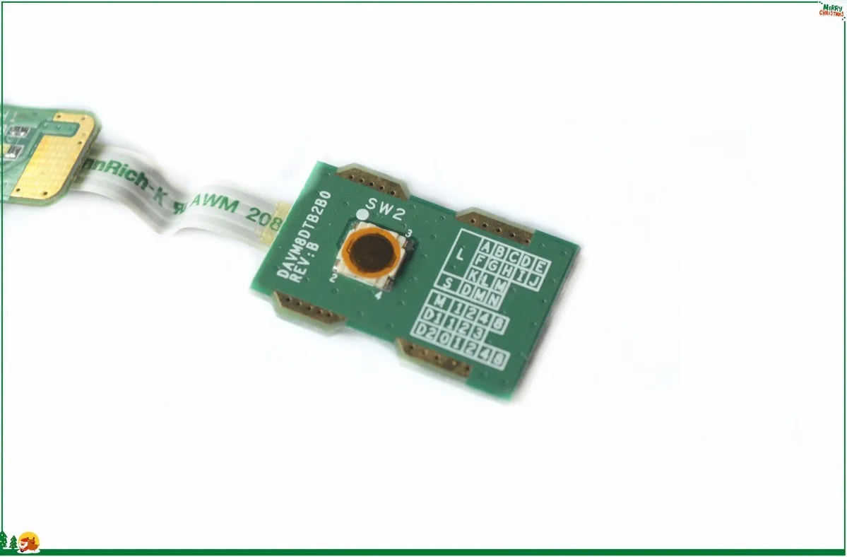 Кнопка питания и светодиодная плата DAVM8DTB2B0 DAVM8DYB2B0 с кабелем для Dell Vostro 1014 1015