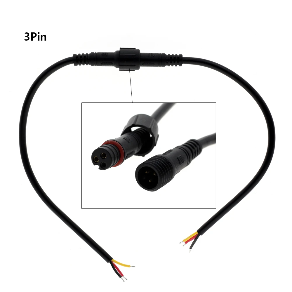 Водонепроницаемые светодиодные Проводные разъемы 2Pin 3Pin 4Pin 5Pin 5компл./лот|led wire