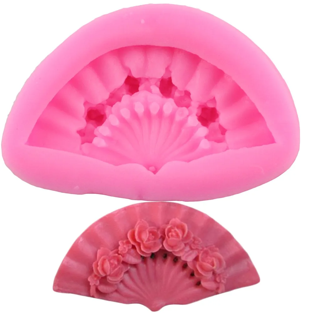 Форма для конфет 1 шт. формы в форме веера помадки инструменты украшения тортов