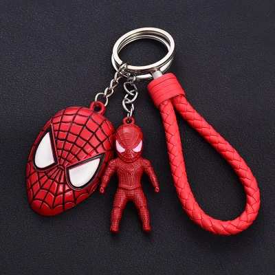 6 Железный человек Мстители Marvel молоток брелок Капитан Америка щит Халк Бэтмен маска для мужчин металлический брелок кулон кожа d53 - Цвет: 6