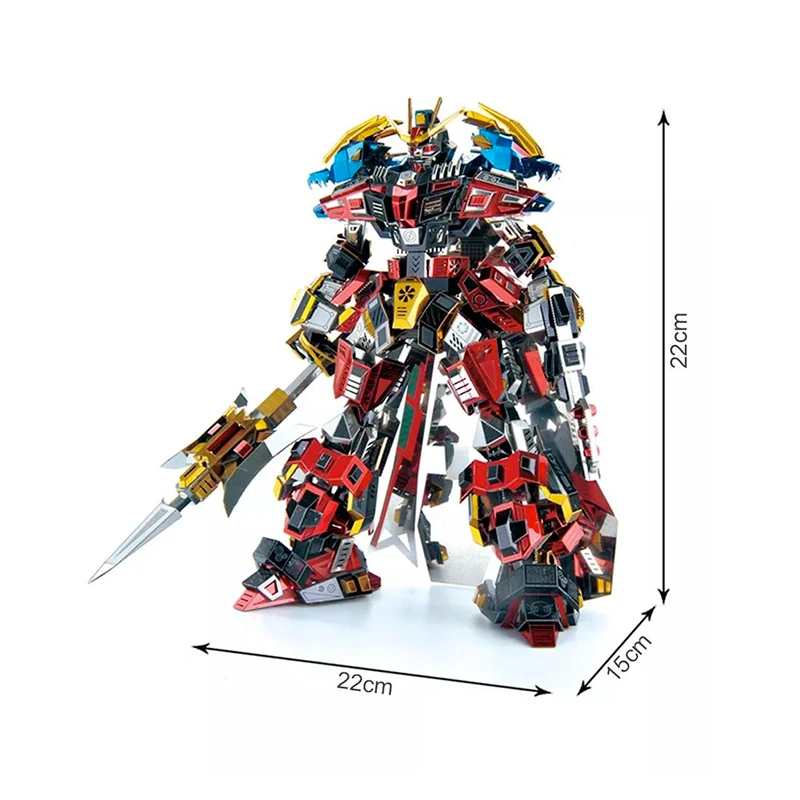 LYUBU WARRIOR 1/6 3D металлические Пазлы Романтика из трех царств Эра фигурка модель наборы лазерная резка головоломки подарки для взрослых игрушки