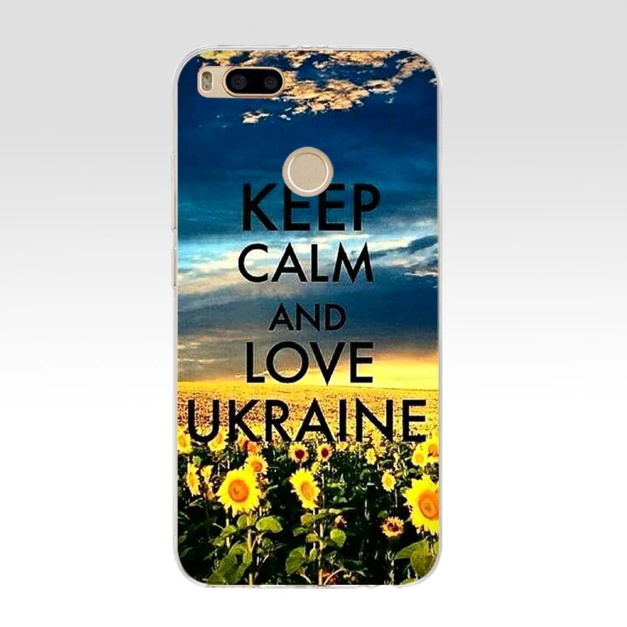 10 236SD сохраняйте спокойствие и посетите Украину флага Мягкий Силиконовый ТПУ чехол для телефона для xiaomi redmi 4A 4X note 4 4x mi A1 A2 lite - Цвет: 10