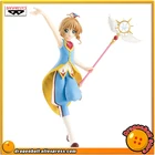 Японское аниме кардкаптор Сакура: прозрачная карта, оригинальная Коллекционная Фигурка Banpresto EXQ-Sakura Kinomoto