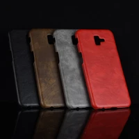 for samsung j6 plus case j610f j610 pu leather litchi pattern skin hard cover for samsung galaxy j6 plus j6 j 6 plus phone case