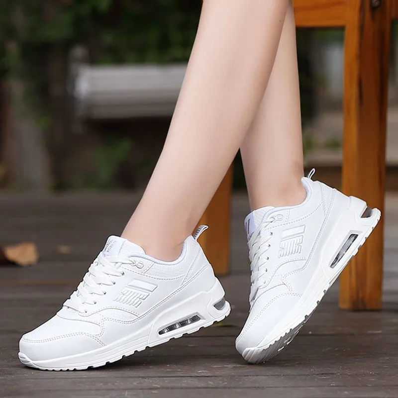 2018 new wild air cushion shoes Korean women's casual flat bottom. | Обувь