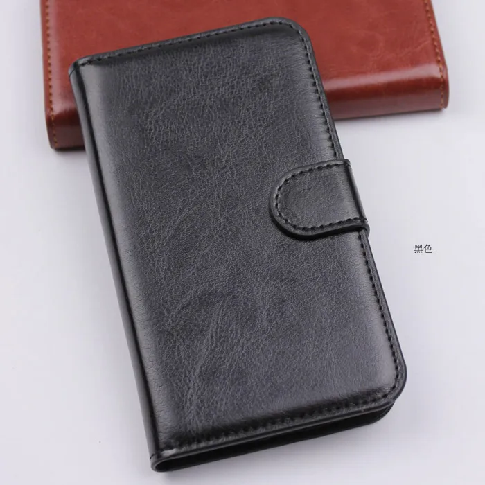 Crazy horse Flip leather case Credit Card Slots and stand function For Doogee Homtom HT16 Case 5.0 inch Dual sim | Мобильные