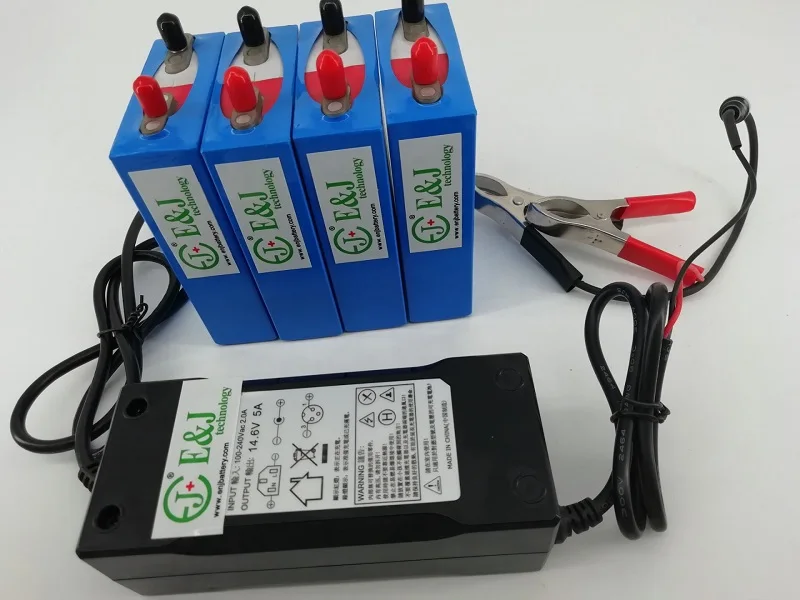 4 шт LiFePO4 3 2 V 10Ah аккумуляторные батареи + 1 14 6 5Ah зарядное устройство для 12V