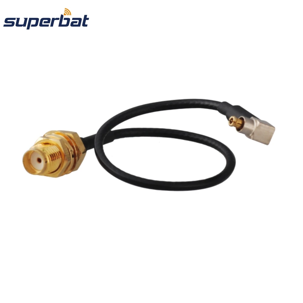 Superbat SMA разъем Гайка для MC карты Прямоугольный коаксиальный микро кабель отрезок