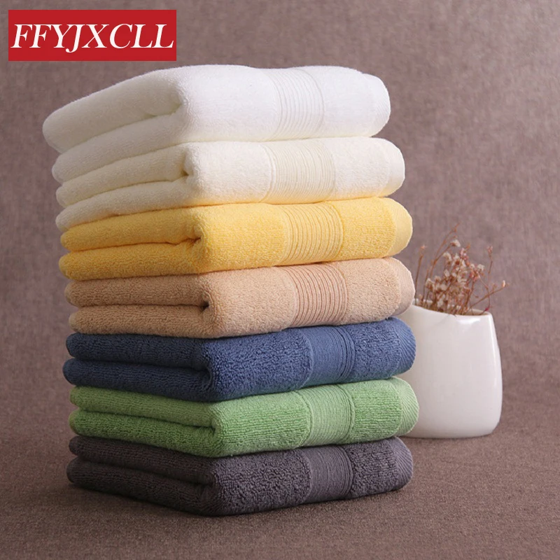 

High Quality Thickening 100% Cotton Face Towel Absorbent Soft 35x75cm Adults Towels Bathroom Hand Towel Men Women Sport Travel