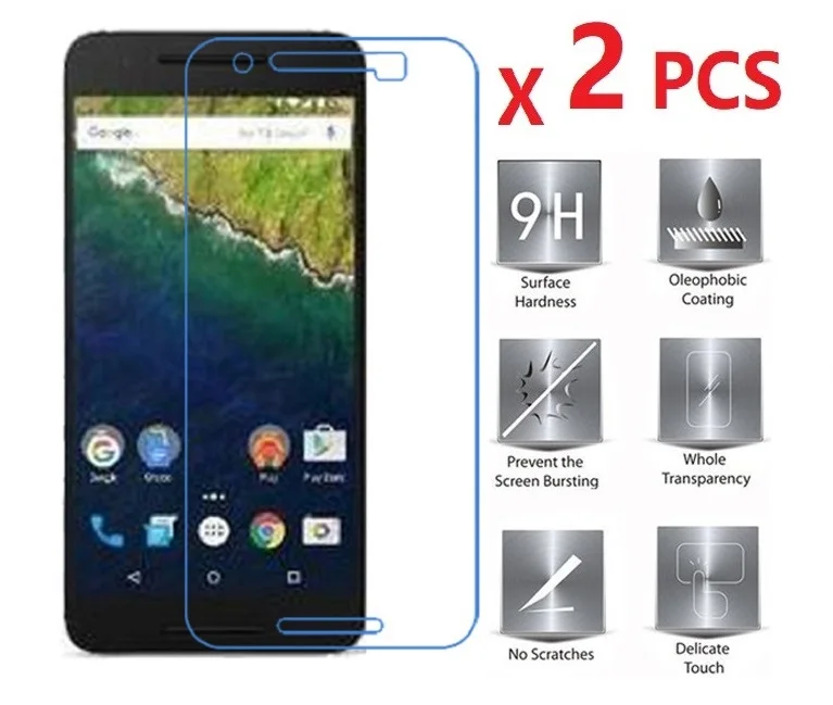 

2 шт. для huawei Nexus 6P протектор экрана из закаленного стекла для Nexus 6P 2.5D 0,26 мм 9H Защита от царапин Премиум щит