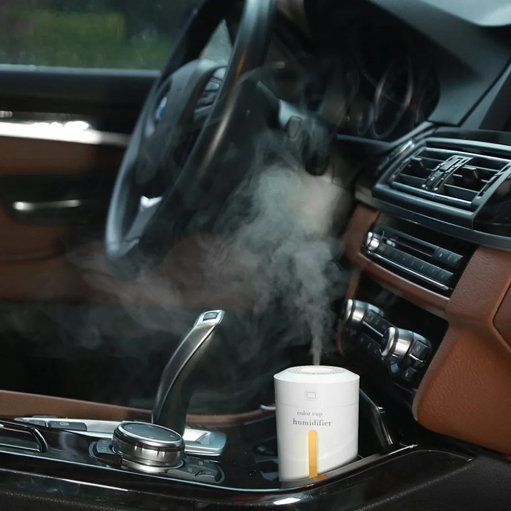 2018 New Mini Cup Shape Air Humidifier Mist Maker HumidifierAir Moistener Noiseless Colorful Night Light For Car Home | Бытовая техника
