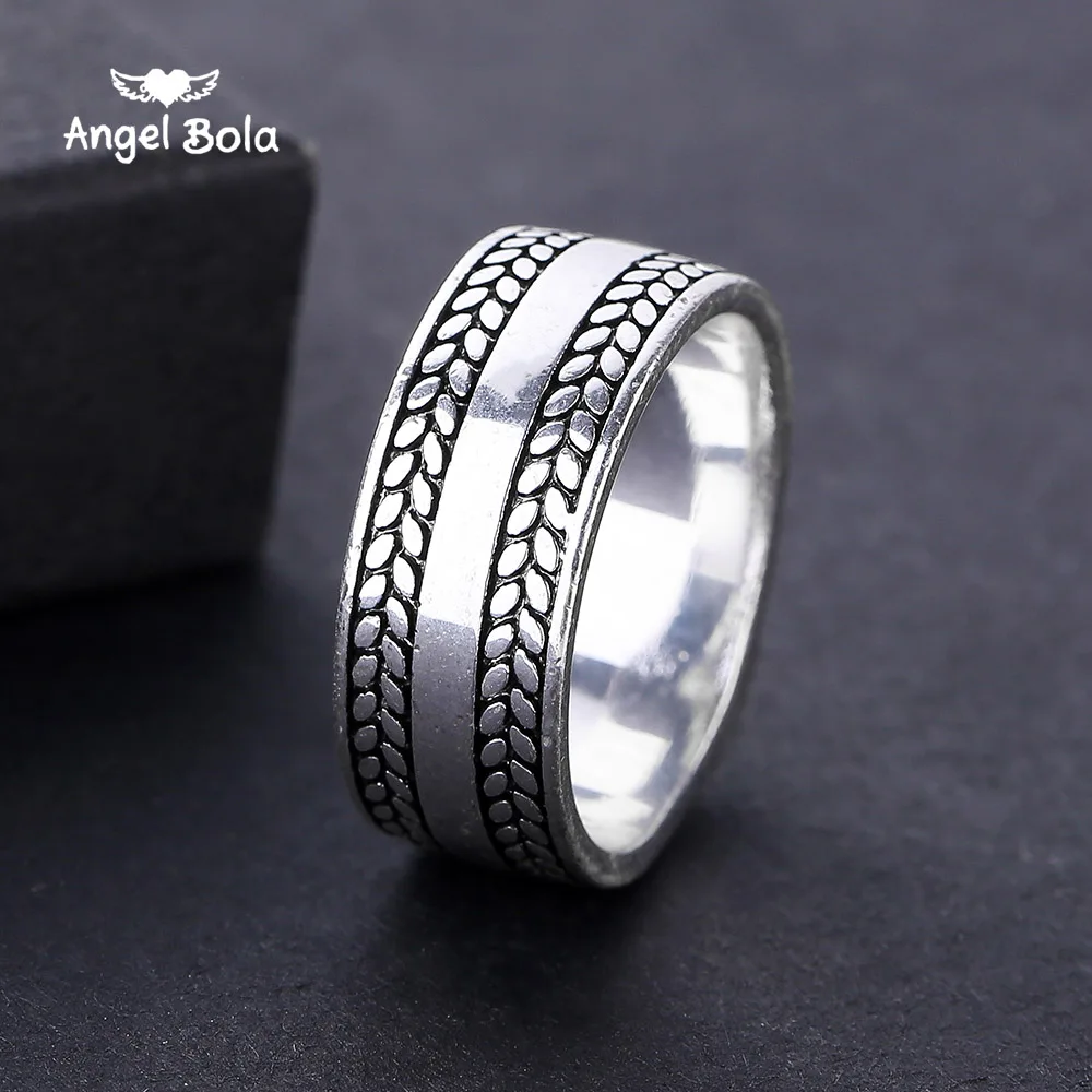 

Мужские кольца в ретро-стиле, байкерские большие антикварные кольца для мужчин, кольца в стиле панк-Будды в стиле рок, мужские кольца большого размера