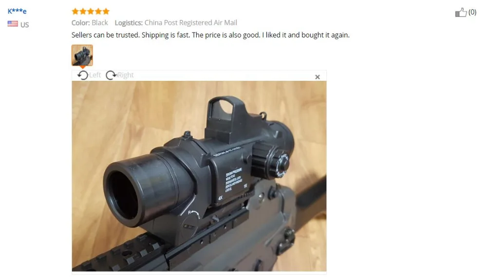Быстрое переключение мультипул 6x область Лен для 21 мм рельсовые части для Гелл шар бластер модификация военный ежедневный Wargame экстерьер