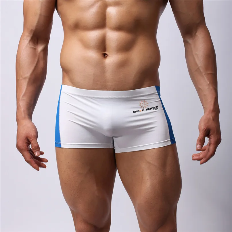 Мужские сексуальные трусы Briefs одежда для плавания шорты бега Пляжное нижнее
