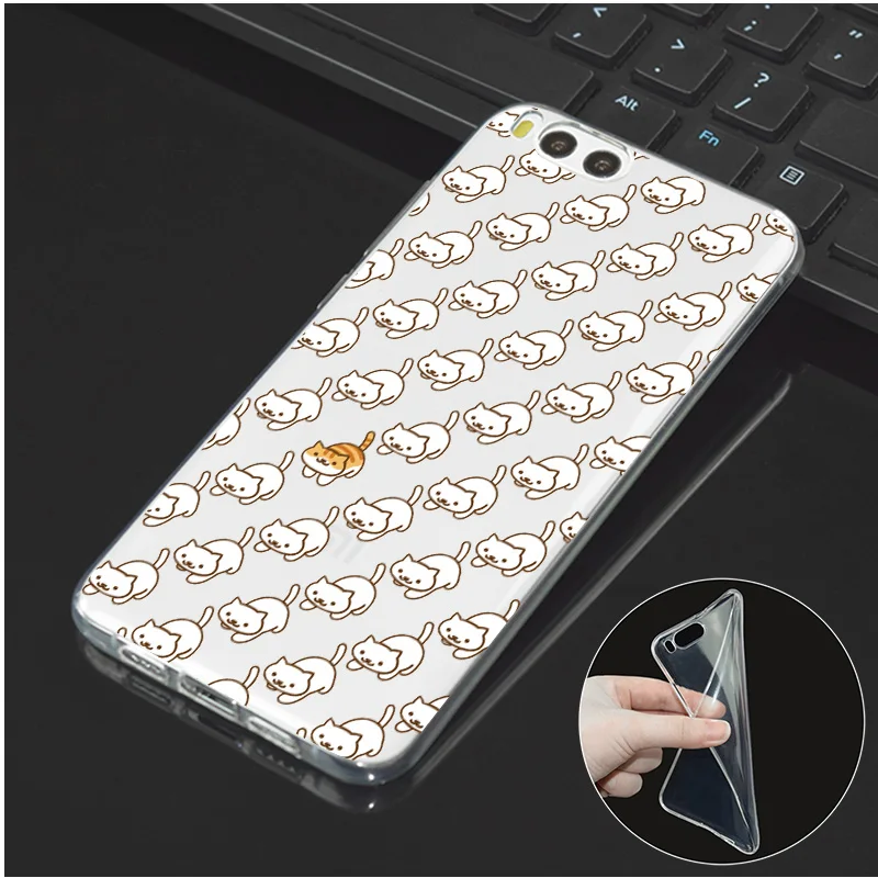 L8201 DREAMFOX L513 милый Кот силиконовый чехол-накладка из мягкого ТПУ чехол крышка для Xiaomi Mi Note 2, 3, 4, 5, 6, 8 SE M5 4C 4S 5C 5S 5X 6X A1 плюс - Цвет: L8201